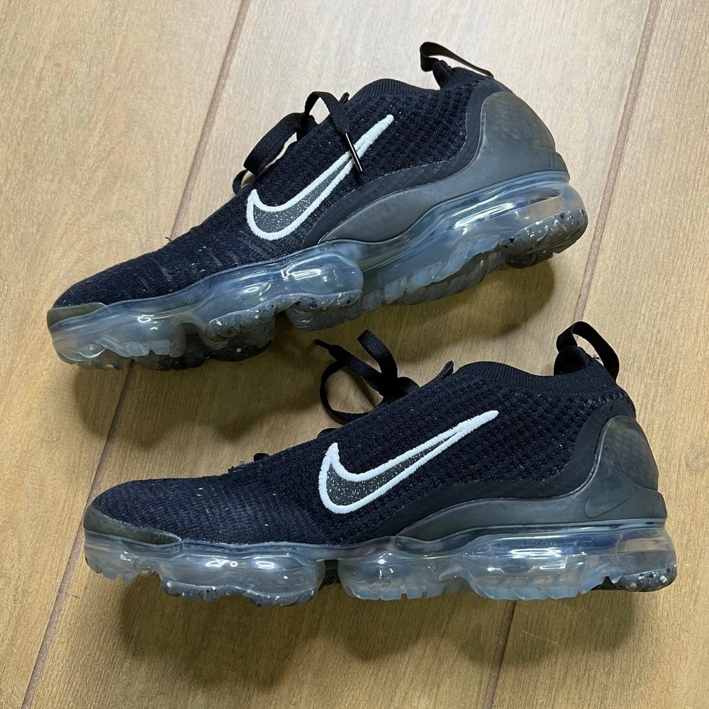 Nike Air VaporMax 2021 FK‎ Women 8.5 Black Flyknit Running Shoes DC4112-002